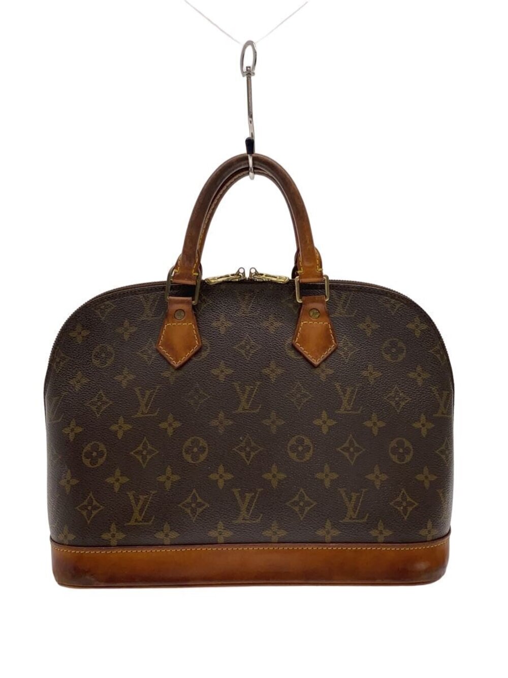 LOUIS VUITTON Alma Monogram Canvas Brown All over